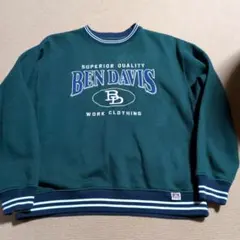 BEN DAVIS ダークグリーン トレーナー　美品