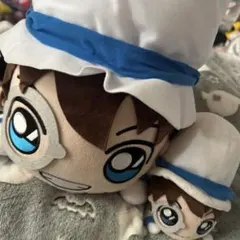 怪盗キッド　LLぬいぐるみ 大小セット　未使用　名探偵コナン