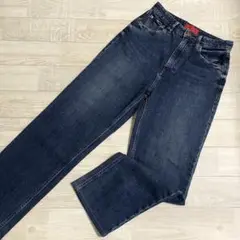 美品《REDCARDレッドカード》ストレートデニム ブルー25