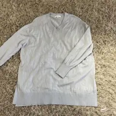 美品　PLST✳︎シルクニット　Mサイズ　水色のサムネイル