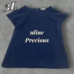 【美品】nline Precious 洋服の青山 ノースリーブブラウス 3Lのサムネイル