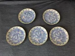 【レトロ】小皿5枚セット