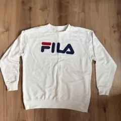FILA ホワイト スウェット トレーナー