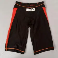 arena TOUGHSUIT+flex 競泳水着 黒/オレンジ