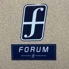 FORUM フォーラム sticker×2