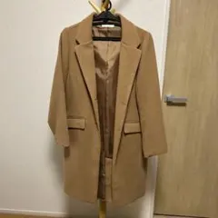 BROWNY STANDARD チェスターコート キャメル Fのサムネイル