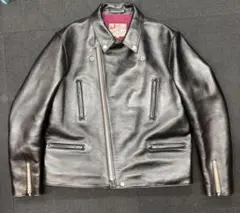 Addict Clothesダブルライダース 二子玉)ADDICT CLOTHES アディクトクローズ 希少 サイクロン型カーフ