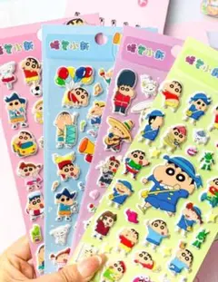 クレヨンしんちゃん おしりシール ぷくぷくシール まとめ売り 5枚セット