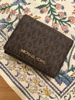 MICHAEL KORS／マイケルコース／三つ折り財布／ブラウン