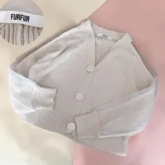 FURFUR カーディガン フリーサイズ 袖チュニック