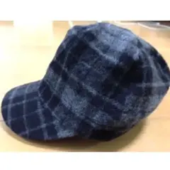 UNIQLOチェック柄 ワークキャップ 帽子【未使用】のサムネイル