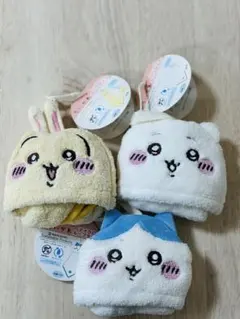 新品　ちいかわ　ループタオル　ウサギ　ハチワレ　　かわいい