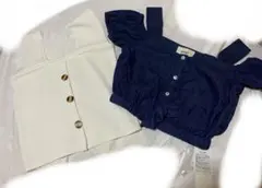 SNIDEL GRL デニムトップス　ホワイト　デニム　トップスのサムネイル