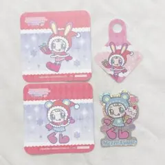 メゾピアノ ベリエちゃん コースター ストロータグ バズコレ シール 4点セット