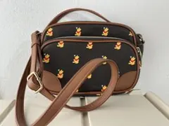 ディズニー　プーさん柄ショルダーバッグ　しまむら