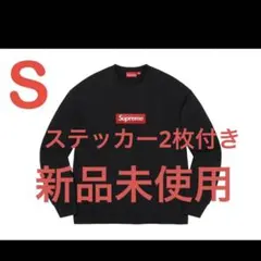 ￼Supreme Box Logo Crewneck Black 2022AW