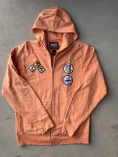 【早い者勝ち】Old Stussy オレンジ ジップアップパーカー M 週末