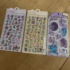 立体シール　3点まとめ売り