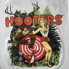 USA製 HOOTERS フーターズ フーターズガール Tシャツ 企業 90s