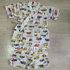 キッズ 甚平 100cm 乗り物柄