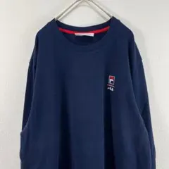 FILA ネイビー クルーネック トレーナー