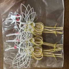 水引き　煌金鶴