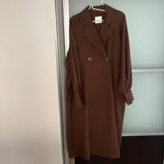 BONLECILL ブラウン ロングコートのサムネイル