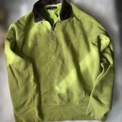 Tommy Hilfiger ジップアップセーター 明るい緑