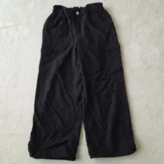 ブラックカーゴパンツ サイズ150