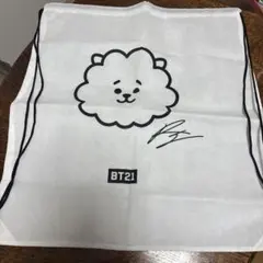 BT21 ドローストリングバッグ サイン入り