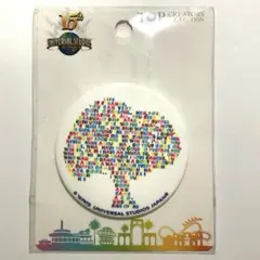 【最安値】USJ 限定　スヌーピー 缶バッジ　15周年 2016年