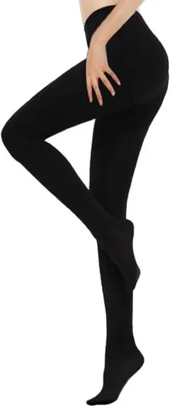 透け感トレンカ レディース 裏起毛タイツ・伸縮性 美脚美尻 極暖・発熱