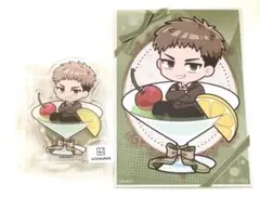 進撃の巨人　まるくじ　ちゃぽんっ！ ジャン　アクスタ、特典ブロマイド