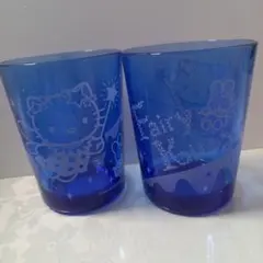 ハローキティ リトルツインスターズ グラス 2個セット