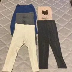 オススメ！！90 レギンス，ピンクタイツ　５枚セット