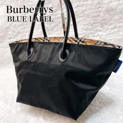 BURBERRY BLUE LABEL 舟形　A4 トートバッグ ノバチェック