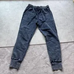 デニムスウェットイージーパンツ　GU