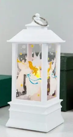 【新品】クリスマスハウス ライト付き クリスマスオブジェ 天使