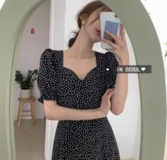 小花柄ロングワンピースのサムネイル