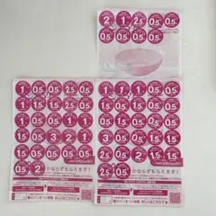 ヤマザキ春のパンまつり2025 お皿2枚分　引き換えシール68.5点