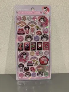 【正規品】ボンボンドロップ シール　和柄　舞妓さん