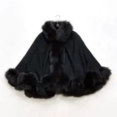 カシミヤ ポンチョ