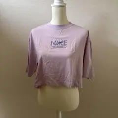 NIKE クロップドTシャツ ラベンダー