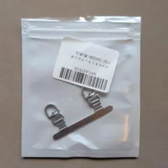 スマホストラップホルダー　2口　360°回転　シルバー　ステンレス