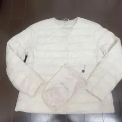 極美品 UNIQLO ユニクロ パフテックコンパクトジャケット オフホワイト