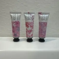 アフタヌーンティーハンドクリーム 桜の香り3本セットのサムネイル