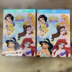 平成レトロ ディズニー プリンセス ミニメモ帳 サンスター 2冊セット