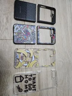 Galaxy Z Flip6 ケース４点セット（クレヨンしんちゃん　アメコミ等）