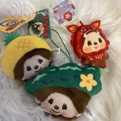 モンチッチ フェイスマスコット　セット 沖縄　シーサー