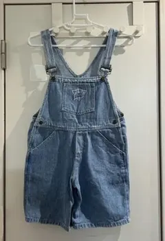 2000s当時物　子供服　ゲス　Y2Kオーバーオール　ハーフパンツ つなぎ